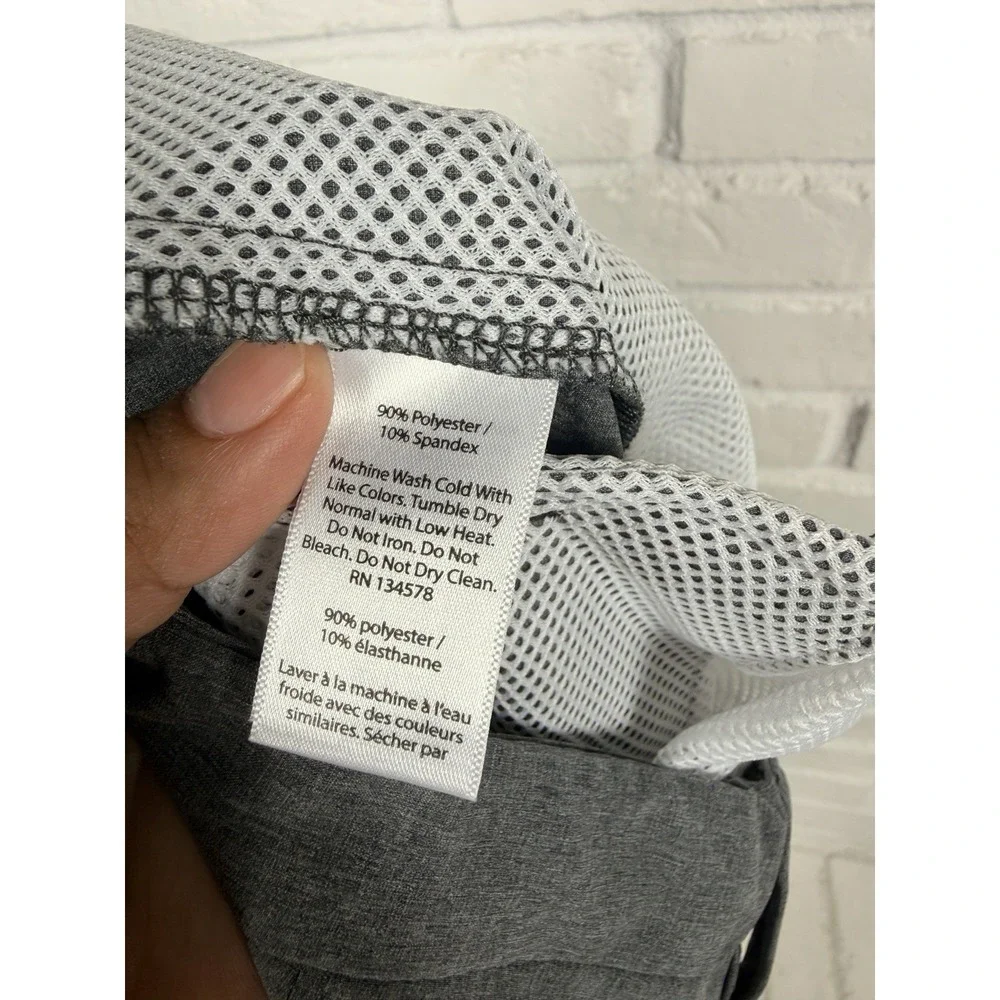 Vineyard Vines Performance Shorts Boys Size 16 Gray Flat Front Golf Stretch
